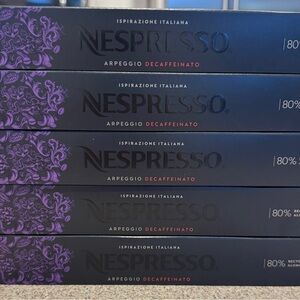 50 Pods Nespresso Ispirazione Italiana Arpeggio Decaffeinato Exp 01/31/2026